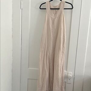 Elegant Cream Maxi Dress